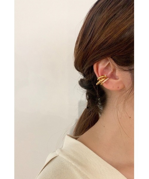 mou（モウ）の「アクセントイヤーカフ（イヤーカフ・レディース・ゴールド・FREE）」の5枚目の写真