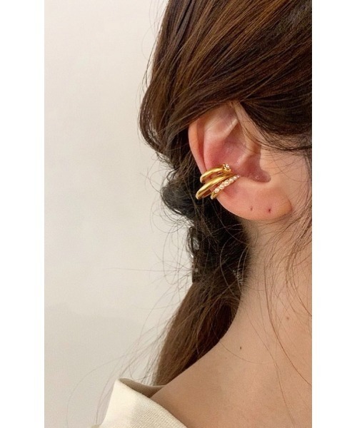 mou（モウ）の「アクセントイヤーカフ（イヤーカフ・レディース・ゴールド・FREE）」の7枚目の写真