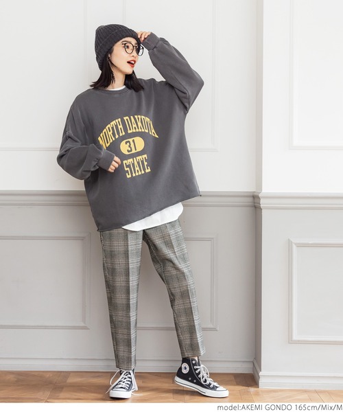 coca(coca)(コカ)の「グレンチェック裏ボンディングテーパードパンツ(その他パンツ・レディース・その他・M/L)」の8枚目の写真