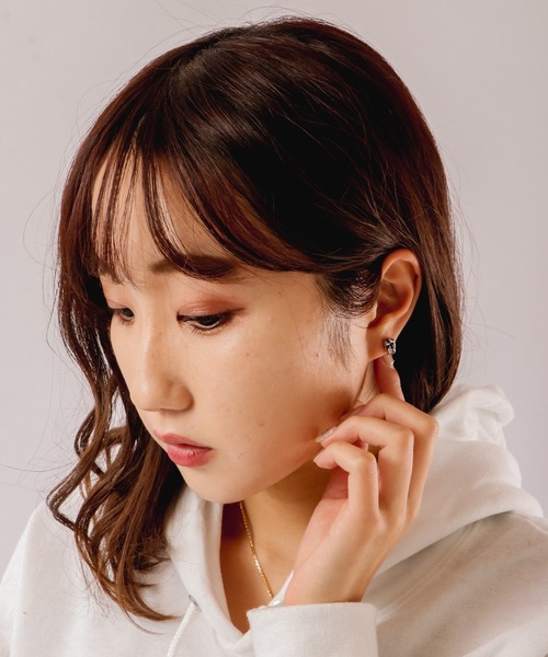 SILVER1000 PIERCE (純銀製アポロコンチョピアス 片耳用)｜Color