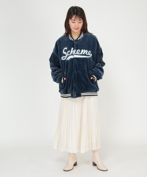 ikka(イッカ)の「【親子コーデ】ファースタジャン(スタジャン・メンズ・ダークグリーン/ネイビー・M/L)」の6枚目の写真