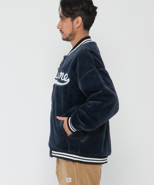 ikka(イッカ)の「【親子コーデ】ファースタジャン(スタジャン・メンズ・ダークグリーン/ネイビー・M/L)」の13枚目の写真