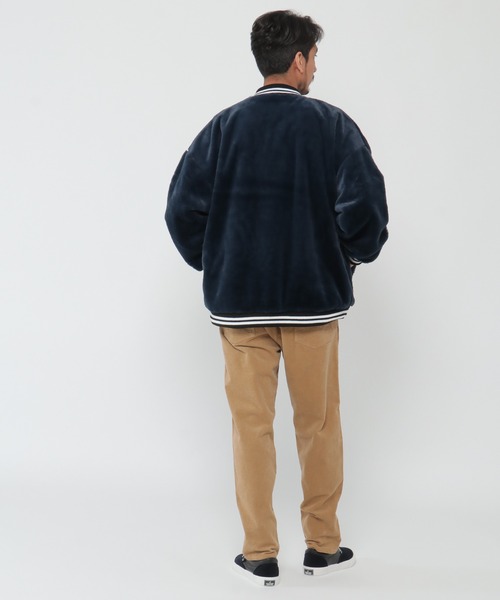 ikka(イッカ)の「【親子コーデ】ファースタジャン(スタジャン・メンズ・ダークグリーン/ネイビー・M/L)」の4枚目の写真
