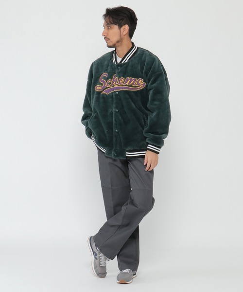 ikka(イッカ)の「【親子コーデ】ファースタジャン(スタジャン・メンズ・ダークグリーン/ネイビー・M/L)」の9枚目の写真