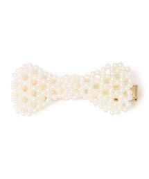 SHIPS（シップス）の「SHIPS KIDS:イミテーションパール リボン ヘアクリップ（ヘアピン・キッズ）」