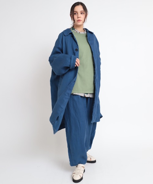 RNA-N（アールエヌエーエヌ）の「K2575 コットンラグランプルオーバー（ニット/セーター・レディース・グレイッシュブルー/ライトカーキ/キナリ/ライトグレー・MEDIUM）」の9枚目の写真