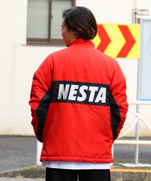 NESTA BRAND(ネスタブランド)の「裏ボアリバーシブルドロップショルダージャケット(ブルゾン・メンズ・ベージュ/レッド・XL/L/M/XXL)」の6枚目の写真