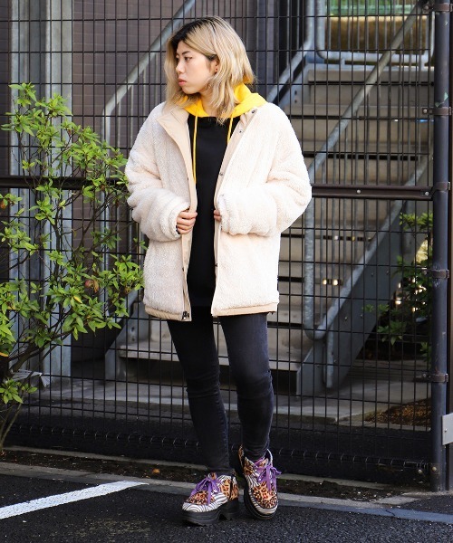 NESTA BRAND(ネスタブランド)の「裏ボアリバーシブルドロップショルダージャケット(ブルゾン・メンズ・ベージュ/レッド・XL/L/M/XXL)」の14枚目の写真