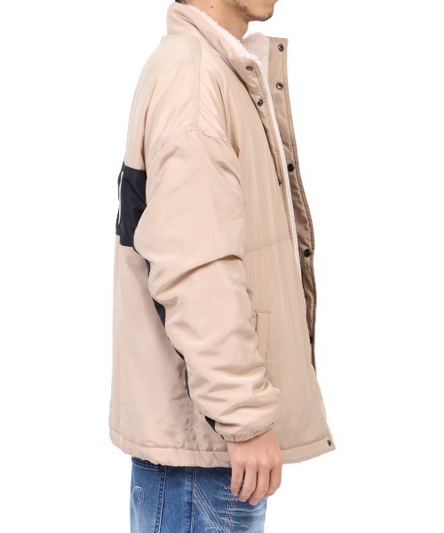 NESTA BRAND(ネスタブランド)の「裏ボアリバーシブルドロップショルダージャケット(ブルゾン・メンズ・ベージュ/レッド・XL/L/M/XXL)」の17枚目の写真