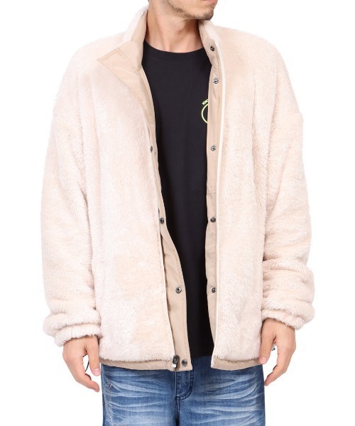 NESTA BRAND(ネスタブランド)の「裏ボアリバーシブルドロップショルダージャケット(ブルゾン・メンズ・ベージュ/レッド・XL/L/M/XXL)」の19枚目の写真