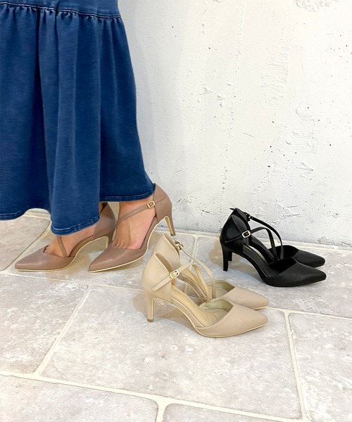 ROYAL PARTY（ロイヤルパーティー）の「ローヒールベーシックパンプス（パンプス・レディース・ブラック/ベージュ/ピンク・SMALL/MEDIUM/LARGE）」の4枚目の写真