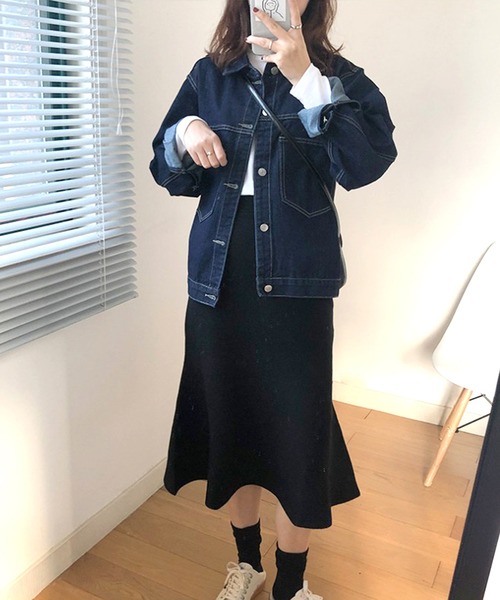 Dita(ディータ)の「デニムGジャン(デニムジャケット・レディース・インディゴブルー・M/L)」の8枚目の写真