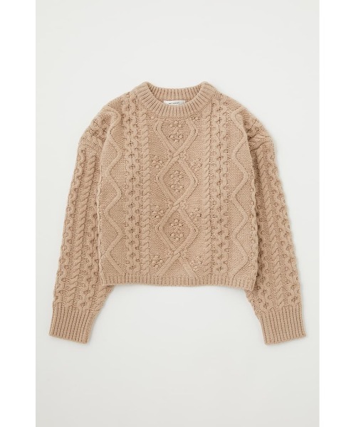MOUSSY(マウジー)の「BACK OPEN セーター(ニット/セーター・レディース・ダークブラウン/パープル/ライトベージュ/アイボリー・FREE)」の21枚目の写真