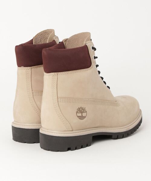 Timberland(ティンバーランド)の「メンズ ティンバーランド プレミアム 6インチ ウォータープルーフ ブーツ - ライトベージュ(防水)(ブーツ・メンズ・ライトベージュ・25.5cm/26.5cm/27.5cm/28.5cm/30.0cm/25.0cm/26.0cm/27.0cm/28.0cm/29.0cm)」の2枚目の写真