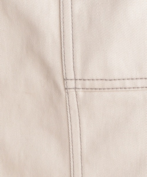 Andemiu（アンデミュウ）の「ステッチワークペンシルスカート270582（デニムスカート・レディース・ホワイト/ベージュ/ネイビー・FREE）」の9枚目の写真