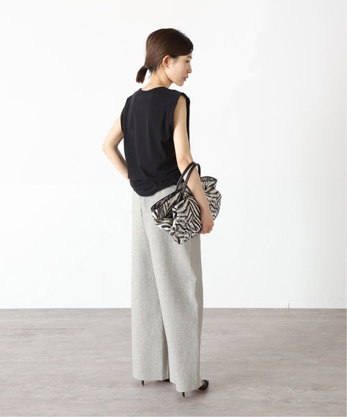美品【VERMEIL】ヴェルメイユ　コットンエンブレース前スリットパンツ 　38 VERMEIL par iena（ヴェルメイユパーイエナ）の「《追加