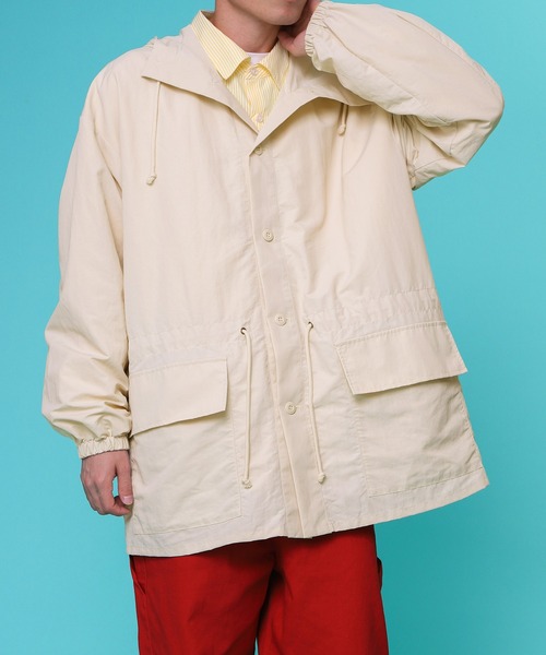 PairPair（ペアペア）の「マウンテンパーカー(ユニセックス)（ミリタリージャケット・レディース・アイボリー/ライトカーキ・FREE）」の6枚目の写真