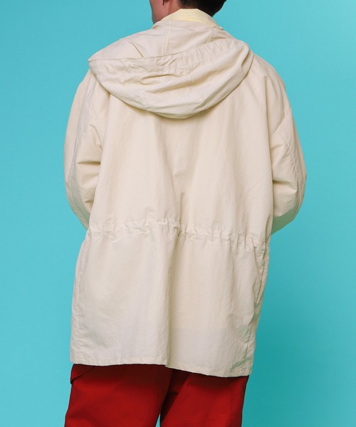 PairPair（ペアペア）の「マウンテンパーカー(ユニセックス)（ミリタリージャケット・レディース・アイボリー/ライトカーキ・FREE）」の8枚目の写真