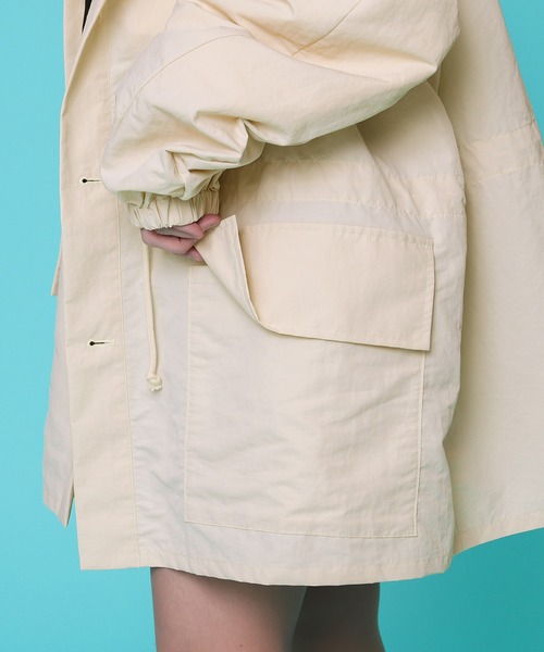 PairPair（ペアペア）の「マウンテンパーカー(ユニセックス)（ミリタリージャケット・レディース・アイボリー/ライトカーキ・FREE）」の20枚目の写真