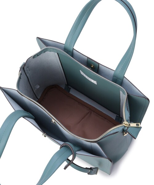DRESKIP(ドレスキップ)の「◆【通勤】一枚革風あおりト-トバッグ(トートバッグ・レディース・ブラック/ブルー/アイボリー/グレー・00)」の9枚目の写真