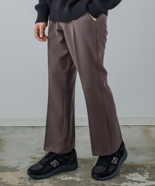 improves(インプローブス)の「【improves】ナチュラルストレッチ フレア カラーパンツ セットアップ対応(スラックス・メンズ・ブラック/ブラウン/グリーン/クリーム・MEDIUM/LARGE)」の1枚目の写真