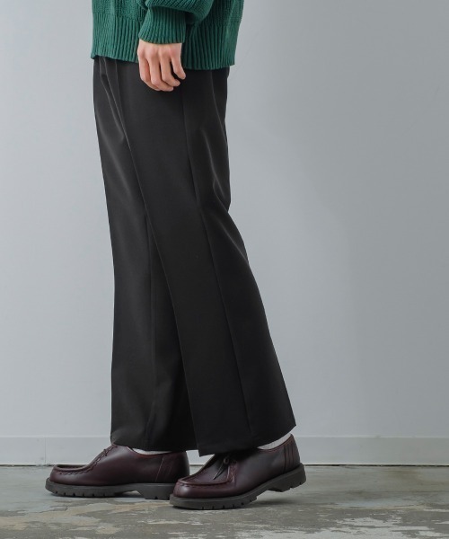 improves(インプローブス)の「【improves】ナチュラルストレッチ フレア カラーパンツ セットアップ対応(スラックス・メンズ・ブラック/ブラウン/グリーン/クリーム・MEDIUM/LARGE)」の6枚目の写真