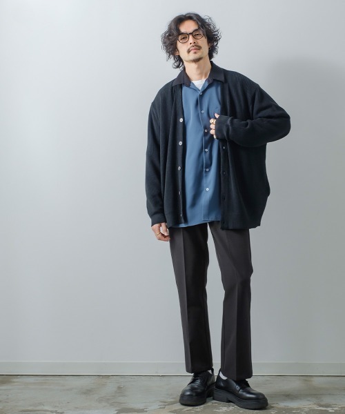 improves(インプローブス)の「【improves】ナチュラルストレッチ フレア カラーパンツ セットアップ対応(スラックス・メンズ・ブラック/ブラウン/グリーン/クリーム・MEDIUM/LARGE)」の10枚目の写真