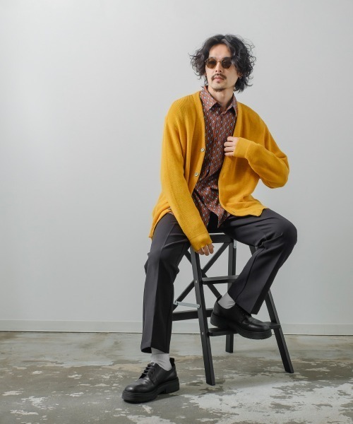 improves(インプローブス)の「【improves】ナチュラルストレッチ フレア カラーパンツ セットアップ対応(スラックス・メンズ・ブラック/ブラウン/グリーン/クリーム・MEDIUM/LARGE)」の12枚目の写真