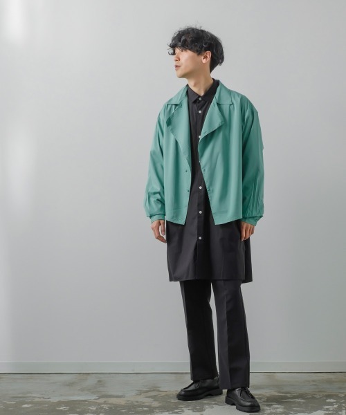 improves(インプローブス)の「【improves】ナチュラルストレッチ フレア カラーパンツ セットアップ対応(スラックス・メンズ・ブラック/ブラウン/グリーン/クリーム・MEDIUM/LARGE)」の13枚目の写真