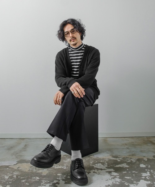 improves(インプローブス)の「【improves】ナチュラルストレッチ フレア カラーパンツ セットアップ対応(スラックス・メンズ・ブラック/ブラウン/グリーン/クリーム・MEDIUM/LARGE)」の14枚目の写真