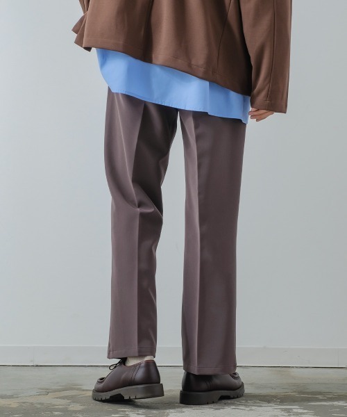 improves(インプローブス)の「【improves】ナチュラルストレッチ フレア カラーパンツ セットアップ対応(スラックス・メンズ・ブラック/ブラウン/グリーン/クリーム・MEDIUM/LARGE)」の18枚目の写真