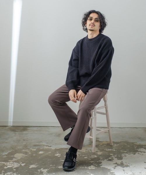 improves(インプローブス)の「【improves】ナチュラルストレッチ フレア カラーパンツ セットアップ対応(スラックス・メンズ・ブラック/ブラウン/グリーン/クリーム・MEDIUM/LARGE)」の19枚目の写真