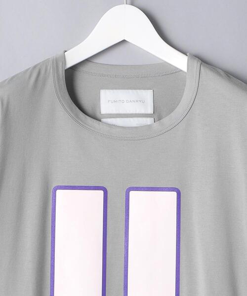 FUMITO GANRYU（フミトガンリュウ）の「＜FUMITO GANRYU（フミト ガンリュウ）＞  フォスファー Tシャツ（Tシャツ/カットソー・メンズ・ブラック/グレー・1/2/3）」の4枚目の写真