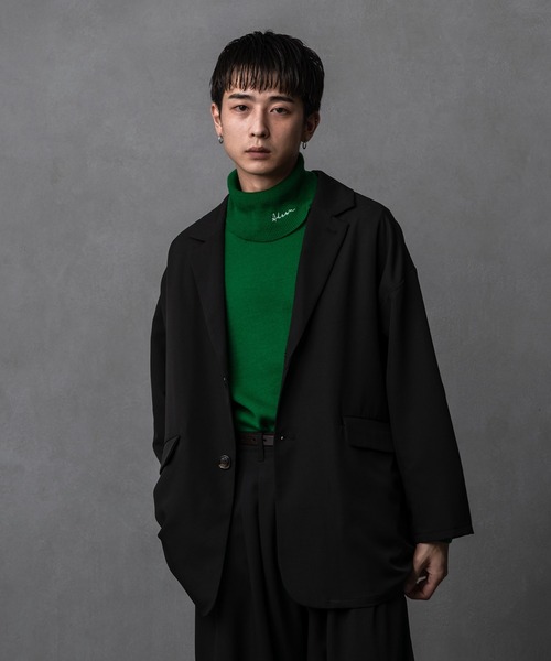 Adoon plain（アドーンプレーン）の「【Adoon plain】シングルテーラードジャケット（セットアップ着用可！）（テーラードジャケット・メンズ・ホワイト/ブラック/ダークブラウン・MEDIUM/LARGE）」の3枚目の写真