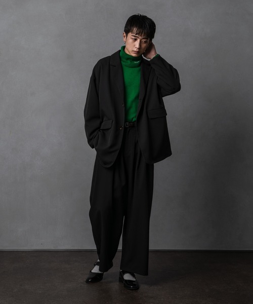 Adoon plain（アドーンプレーン）の「【Adoon plain】シングルテーラードジャケット（セットアップ着用可！）（テーラードジャケット・メンズ・ホワイト/ブラック/ダークブラウン・MEDIUM/LARGE）」の16枚目の写真