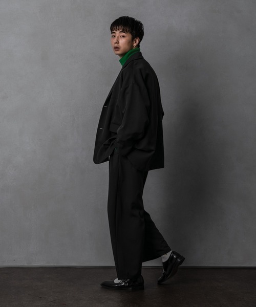 Adoon plain（アドーンプレーン）の「【Adoon plain】シングルテーラードジャケット（セットアップ着用可！）（テーラードジャケット・メンズ・ホワイト/ブラック/ダークブラウン・MEDIUM/LARGE）」の19枚目の写真