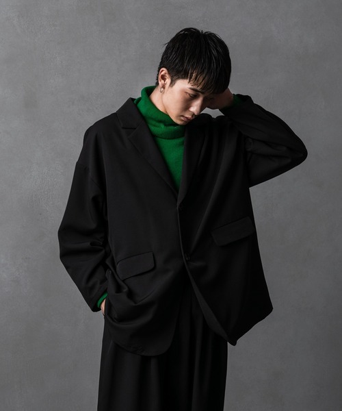 Adoon plain（アドーンプレーン）の「【Adoon plain】シングルテーラードジャケット（セットアップ着用可！）（テーラードジャケット・メンズ・ホワイト/ブラック/ダークブラウン・MEDIUM/LARGE）」の22枚目の写真