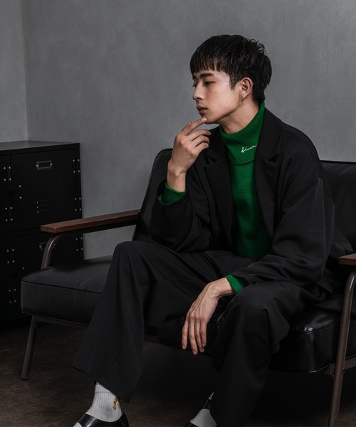 Adoon plain（アドーンプレーン）の「【Adoon plain】シングルテーラードジャケット（セットアップ着用可！）（テーラードジャケット・メンズ・ホワイト/ブラック/ダークブラウン・MEDIUM/LARGE）」の20枚目の写真