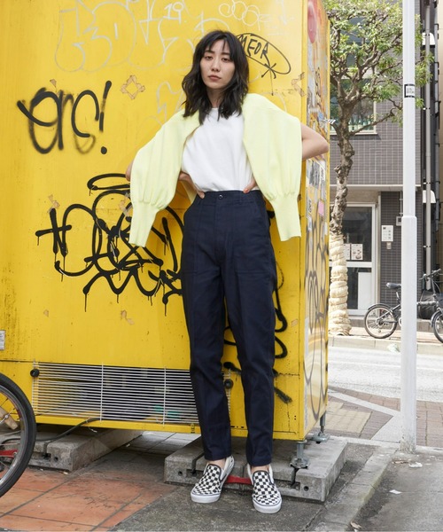 Auntie Rosa Holiday（アンティローザホリデー）の「【骨格ナチュラル】バックサテンベイカーパンツ（その他パンツ・レディース・ネイビー/キャメル/カーキ・マルチサイズ）」の17枚目の写真