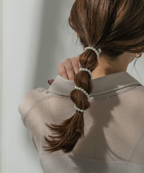 SMELLY（スメリー）の「パールグルグルヘアワイヤー（その他ヘアアクセサリー・レディース・ホワイト系その他・-）」の9枚目の写真