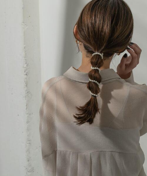 SMELLY（スメリー）の「パールグルグルヘアワイヤー（その他ヘアアクセサリー・レディース・ホワイト系その他・-）」の10枚目の写真