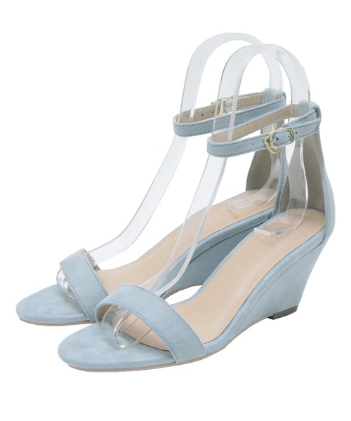 UR'S（ユアーズ）の「ｽﾄﾗｯﾌﾟｻﾝﾀﾞﾙ（サンダル・レディース・ホワイト/ブラック/ゴールド/ブルー/グリーン・LL/S/M/L）」の9枚目の写真