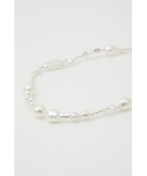 SLY（スライ）の「F/PEARL NECKLACE ネックレス（ネックレス・レディース・シルバー/マルチ・FREE）」の8枚目の写真