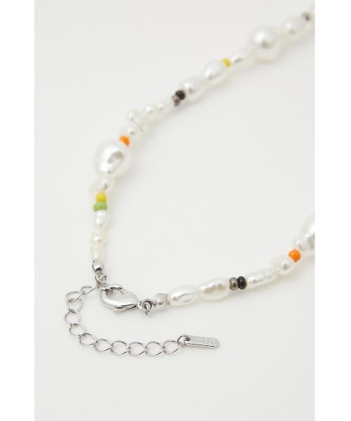SLY（スライ）の「F/PEARL NECKLACE ネックレス（ネックレス・レディース・シルバー/マルチ・FREE）」の9枚目の写真