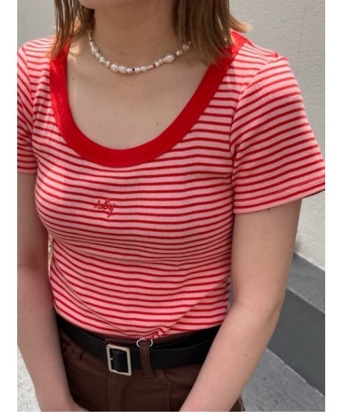 SLY（スライ）の「F/PEARL NECKLACE ネックレス（ネックレス・レディース・シルバー/マルチ・FREE）」の17枚目の写真