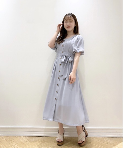 WILLSELECTION（ウィルセレクション）の「バルーンスリーブワンピース（ワンピース・レディース・ブラック/ピンク/ブルー/アイボリー・MEDIUM）」の3枚目の写真