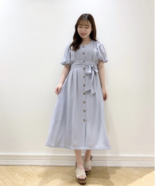 WILLSELECTION（ウィルセレクション）の「バルーンスリーブワンピース（ワンピース・レディース・ブラック/ピンク/ブルー/アイボリー・MEDIUM）」の6枚目の写真