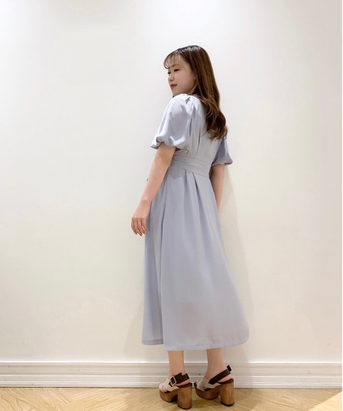 WILLSELECTION（ウィルセレクション）の「バルーンスリーブワンピース（ワンピース・レディース・ブラック/ピンク/ブルー/アイボリー・MEDIUM）」の18枚目の写真