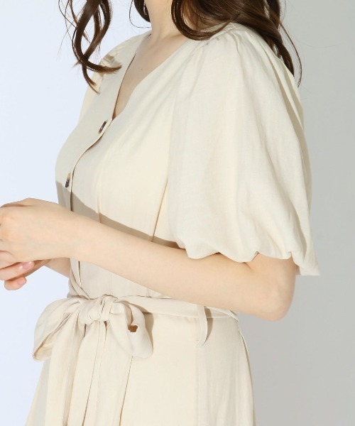 WILLSELECTION（ウィルセレクション）の「バルーンスリーブワンピース（ワンピース・レディース・ブラック/ピンク/ブルー/アイボリー・MEDIUM）」の5枚目の写真