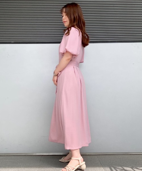 WILLSELECTION（ウィルセレクション）の「バルーンスリーブワンピース（ワンピース・レディース・ブラック/ピンク/ブルー/アイボリー・MEDIUM）」の9枚目の写真